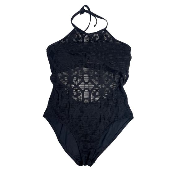 La Blanca “Bare Occasion” one piece swimsuit Black 12 - Picture 2 of 6